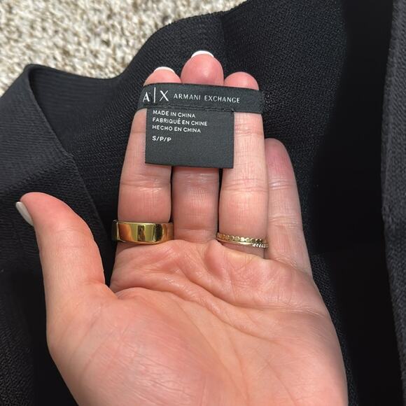 A/X Armani Exchange Black A-Line Mini Skirt for Work - Picture 2 of 8